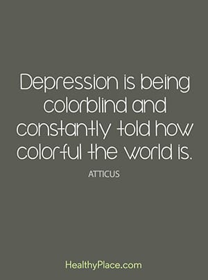 抑郁症是色盲，总是被告知世界是多么多彩的。＂data-entity-type=