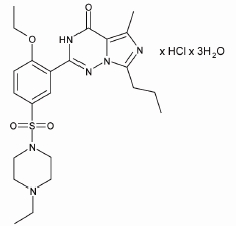 levitra structural formula 艾力达结构公式