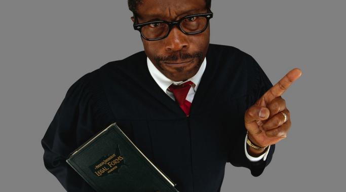 Judge Shaking Finger