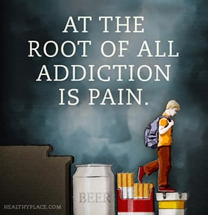所有成瘾的根源都是痛苦。