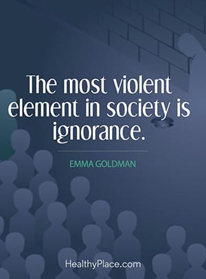 社会中最暴力的因素是无知的。