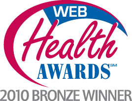 2010年网络健康最佳健康博客——铜牌奖