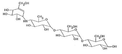 阿卡波糖化学结构gydF4y2Ba