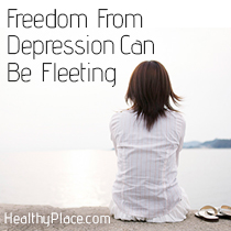 免受抑郁症的自由可以稍纵即逝