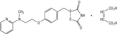马来酸罗格列酮结构公式