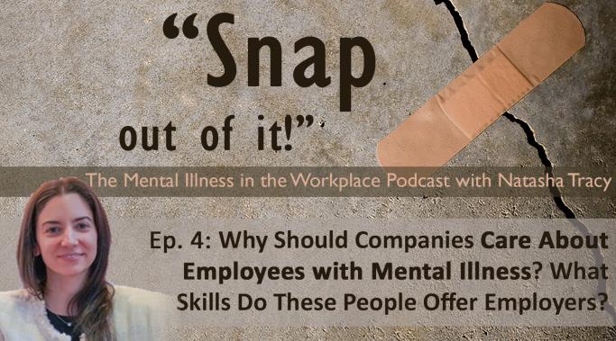 精神疾病患者在工作中可能会受到歧视，但实际上，精神疾病患者具有独特的工作技能，应该被雇用。