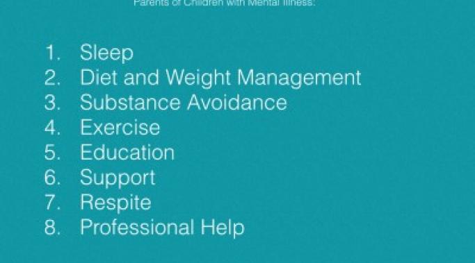 自我保健对精神疾病的儿童父母至关重要。在养育精神病的孩子时使用这8个自我保健技巧。是最好的父母。
