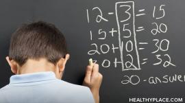 你的孩子有一个数学学习障碍吗?得到信号,计算障碍的症状,HealthyPlace +治疗信息。