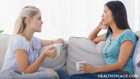 谈论与他人的心理健康可能很困难，但它对于治愈至关重要。获取提示，帮助您了解在HealthalPlace说什么。
