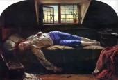 亨利·沃利斯（Henry Wallis）的绘画《查特顿之死》描绘了一个与砷自杀的人