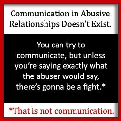 你希望你的虐待关系可以顺畅沟通吗?如果你的伴侣愿意听,你可以解决一切,对吗?现在读。