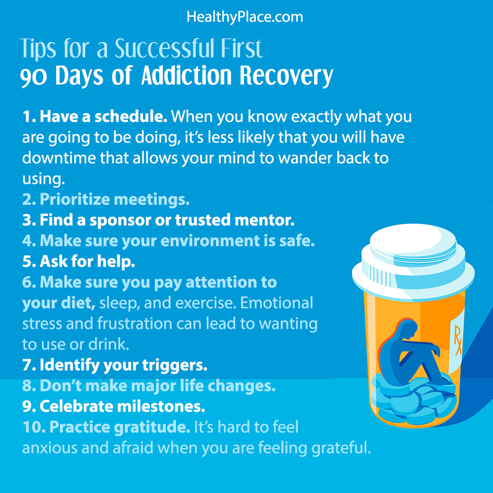 毒瘾恢复的前90天是复发的最佳时机。这些建议将帮助你在最初的90天内成功戒毒。